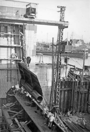 Umbau Staustufe Dörverden (1931-1933)/Weser