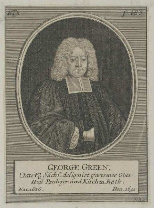 Bildnis des George Green