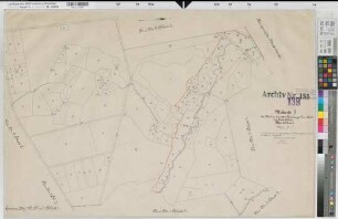 Ochtrup (Ochtrup), Gronau (Gronau), Umlegung des Rüenberger Venns, Urkarte I Gronau Flur 1,1