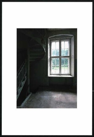 Schloss Schönrade: Innenansicht Treppenhaus, 2009
