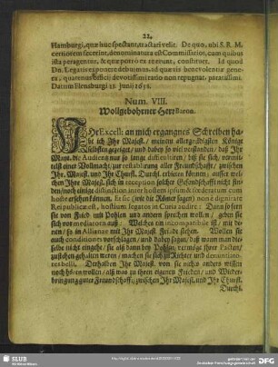 Num. VIII.