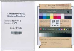 Entnazifizierung Christel Berg , geb. 06.01.1915 (Lehrerin)