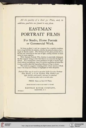 Eastman Kodak Company [Eastman Portrait Films]