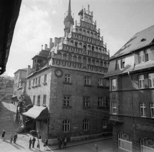 Pößneck. Rathaus am Markt