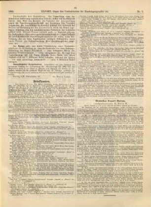 Export : Organ d. Centralvereins für Handelsgeographie und Förderung Deutscher Interessen im Auslande. 5. 1883