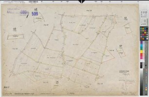 Haltern (Haltern), Umlegung Lavesum II, Bl.5 Zuteilungskarte Flur 24