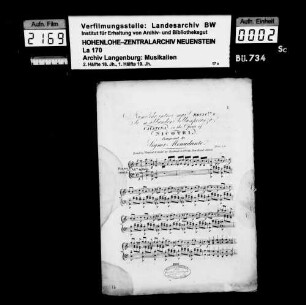 Giuseppe Saverio Raffaele Mercadante (1795-1870): Numi che intesi mai Recitvoe / Se m´abbandoni bella speranza / Cavatina in the Opera of / Nicostri / composed by / signor Mercadante London / Printed & Sold by Birchall & Co. / 140 New Bond Street