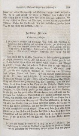 229-254 Kirchliche Literatur