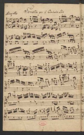 Sonaten; cemb; a-Moll; H 131; Wq 62.21