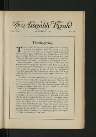 No. 11, November 1907