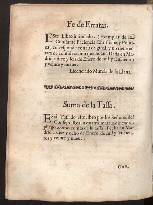 Fe de Erratas.