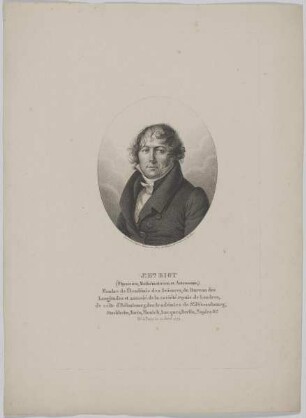 Bildnis des J.n B.te Biot