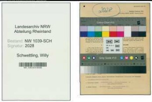 Entnazifizierung Willy Schwettling , geb. 12.12.1898 (Polizeibeamter)