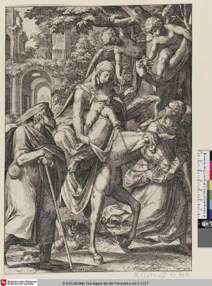 [Die Flucht nach Ägypten; The flight into Egypt; La Fuite en Egypte; Matth. 2, 13-15]