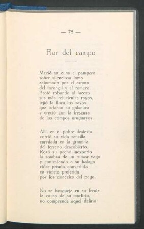 Flor del campo