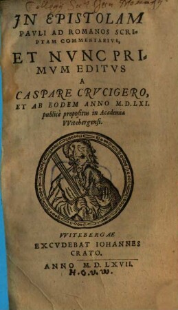 In Epistolam Pauli Ad Romanos Scriptam Commentarius