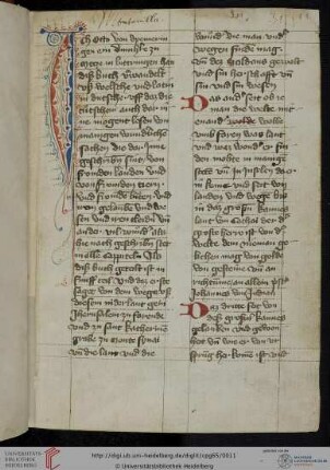Jean de Mandeville (John Mandeville), Reisen, in der Übersetzung Ottos von Diemeringen