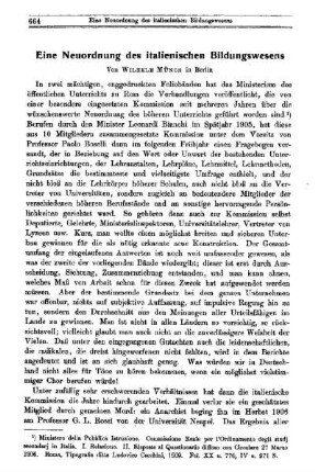 Eine Neuordnung des italienischen Bildungswesen