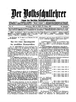 Aus dem neuen Sparprogrann des preußischen Finanzministers