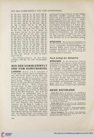Neue Kataloge