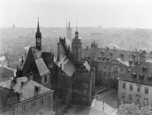 Residenzschloss : Altenburg. Stadtansicht mit Residenzschloss und Stifts- und Schloßkirche St. Georg
