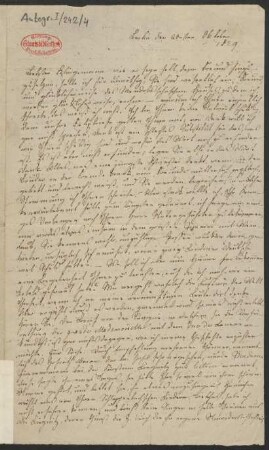 Brief an Karl Klingemann : 20.10.1829