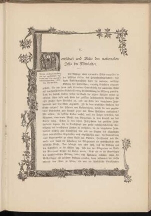 V. Herrschaft und Blüte des nationalen Stils im Mittelalter.