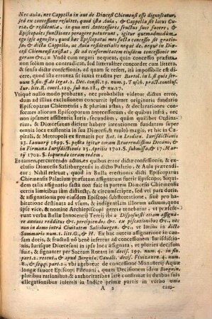 R. P. D. Scotto Salisburgen. seu Chiemen. Testimonialium : Pro Celsissimo, & Reuerendiss. D. Archiepiscopo, & Principe Salisburgen. Contra Illustriss. & Reuerendiss. D. Episcopum Chiemensem. Restrictus Iuris