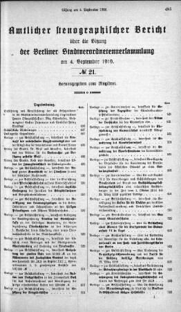 No. 21, 4. September 1919
