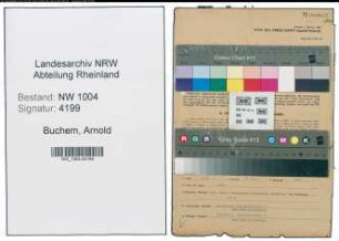 Entnazifizierung Arnold Buchem , geb. 12.07.1893 (Arbeiter)