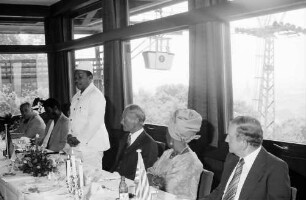 Freiburg: Dattler; Besuch des liberianischen Staatspräsidenten Exz. Dr. William Tolbert in Freiburg; Festtafel