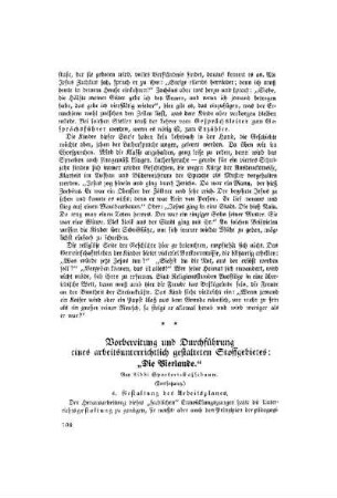 Vorbereitung und Durchführung eines arbeitsunterrichtlich gestalteten Stoffgebietes : "Die Vierlande" ; (Fortsetzung)