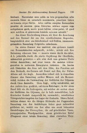 Die Antikensammlung Raimund Fuggers : Nebst einem Excurs über einige andere in der Inschriftensammlung von Apianus und Amantius abgebildete antike Bildwerke