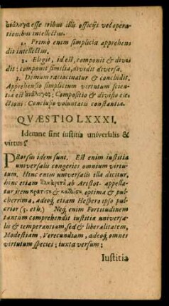 Quaestio LXXXI. - Quaestio XC.