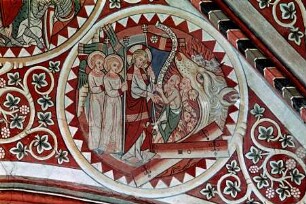 westliche Gewölbekappe — Bildfeld: Christus in der Vorhölle