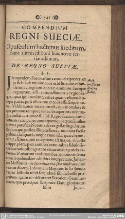 Compendium Regni Sueciae