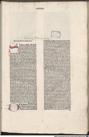 Exactu[m] hoc opus videl[icet] lectura d[omi]ni Nicolai siculi sup[er] ... decretalium, [4/5]