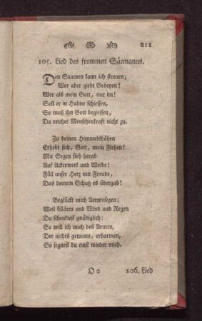 105. Lied des frommen Säemanns.