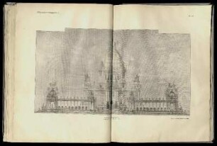 Idealproject "Ruhmeshalle". Architekt: Friedrich Kick.