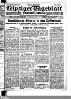 Leipziger Tageblatt und Handelszeitung : Amtsblatt des Rates und des Polizeiamtes der Stadt Leipzig