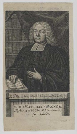 Bildnis des Ioh. Matthaeus Wagner