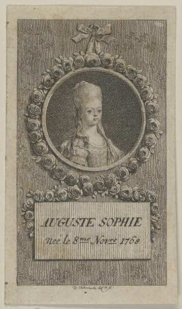 Bildnis der Auguste Sophie