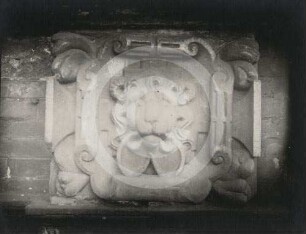Rollwerkkartusche mit Löwenrelief am Altstädtischen Rathaus Danzig