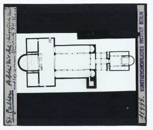 St. Gallen, Kloster,St. Gallen, Stiftkirche,unbekannt, St. Galler Klosterplan (St. Gallen Stiftsbibliothek)