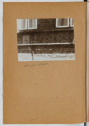 Burgtor, Lübeck: Detail (aus: Skizzen- und Fotoalbum 25)