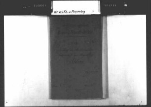 Varia. Abschriften politischer Aktenstücke verschiedenen Inhalts