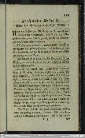Funfzehnter Abschnitt. Ueber den Gebrauch äußerlicher Mittel