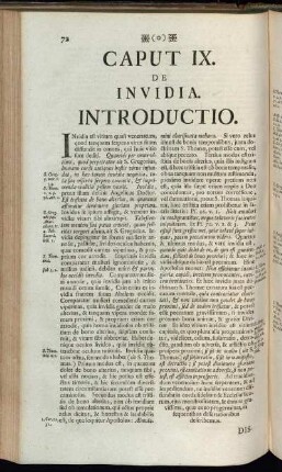 Caput IX. De Invidia.
