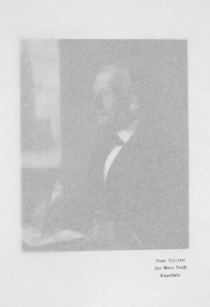 Hans Speckter Der Maler Porth Kunsthalle
