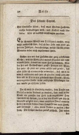 Das siebente Capitel. - Das achte Capitel.